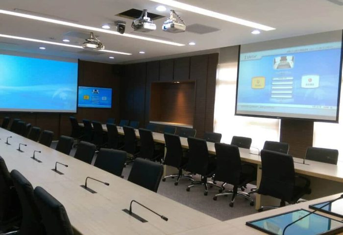 國立中山大學國際研究大樓多功能會議廳- FCS-6300會議系統實績