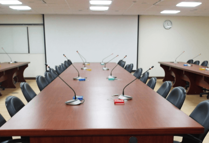 高雄市政府經濟發展局9樓大型會議室- FCS-6300會議系統實績