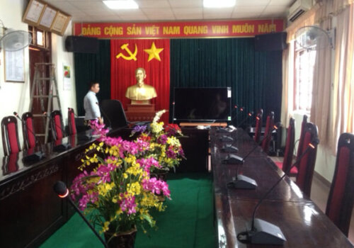 越南中小型會議室案例報導- EDC-1000數位會議系統