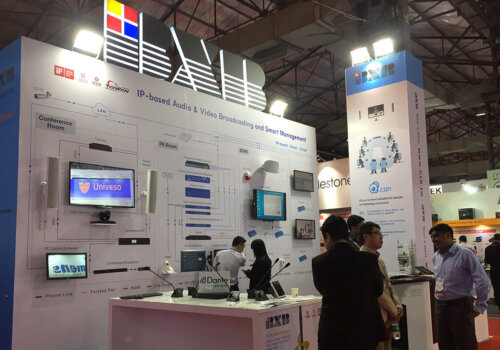 BXB參展報導- 2017 印度新品發表會與InfoComm India展