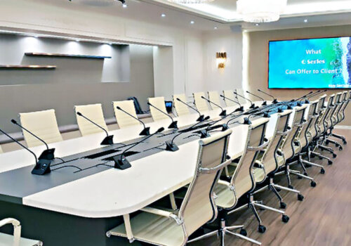 韓國 URG 化妝品公司採用 BXB FCS-6300 數位會議系統
