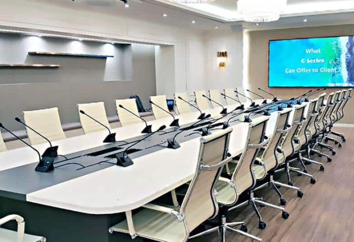 韓國 URG 化妝品公司採用 BXB FCS-6300 數位會議系統